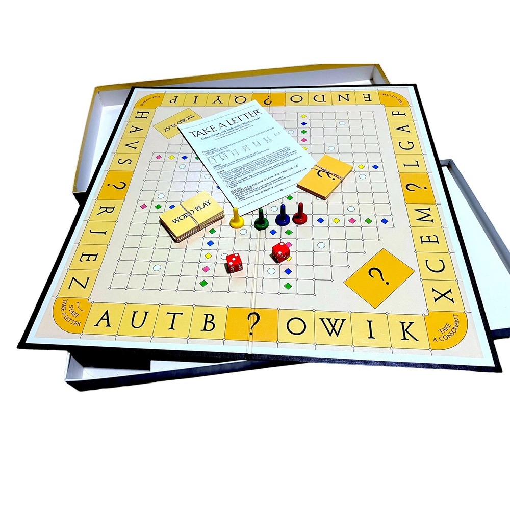 1985 Take A Letter Board Game by Rainbow Games  COMPLETE